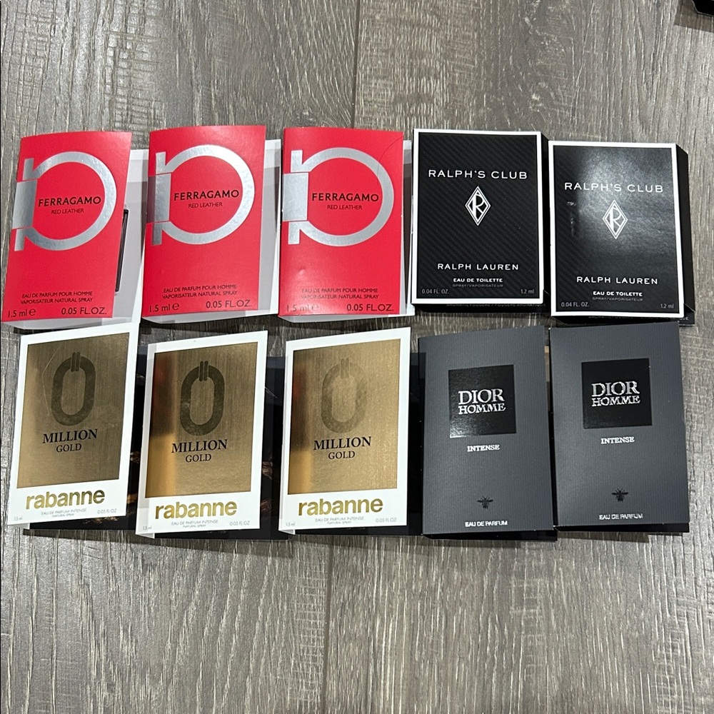 10 pieces men’s samples collection